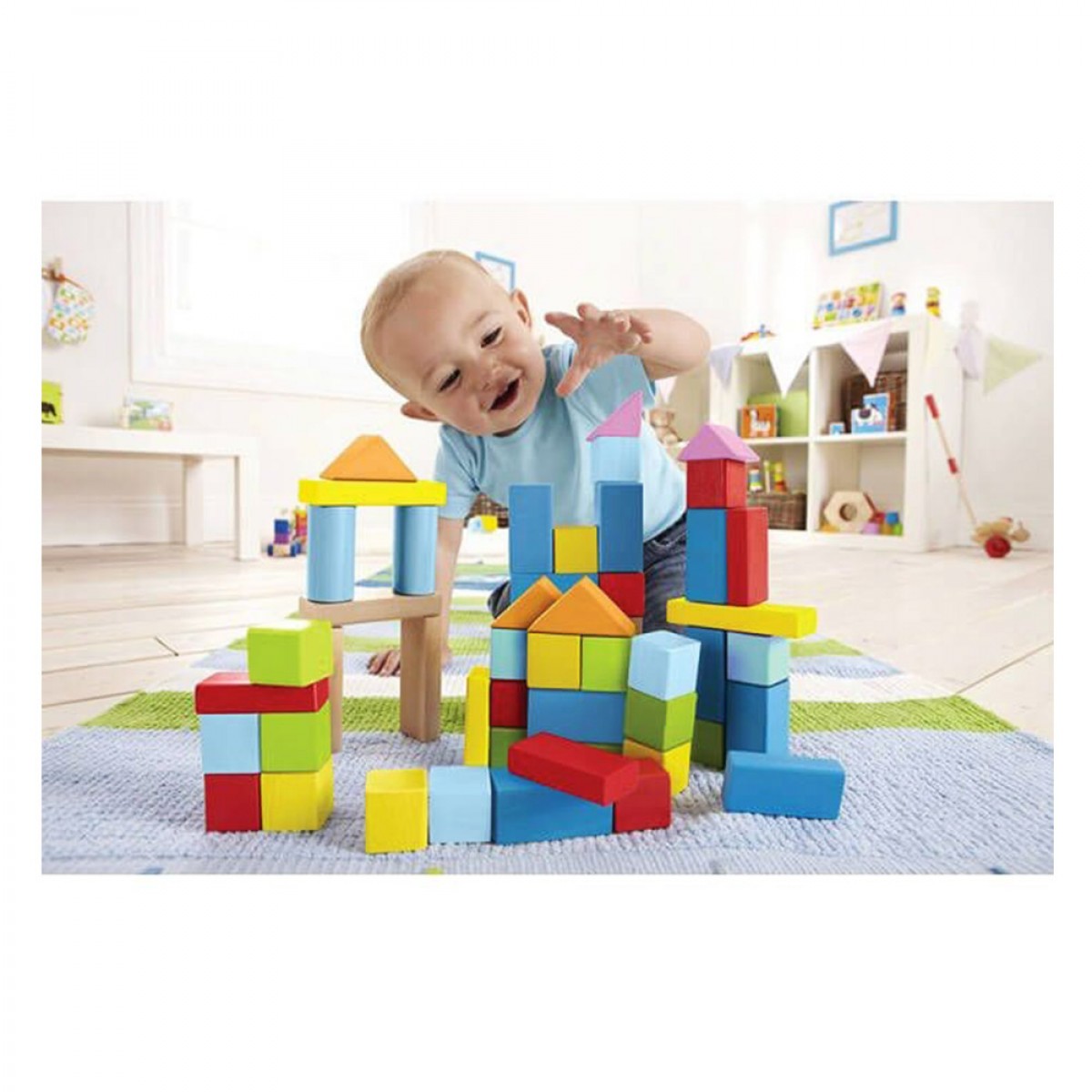 HAPE ΕARLY EXPLORER ΞΥΛINA ΤΟΥΒΛΑΚΙΑ BEECH BLOCK E8247