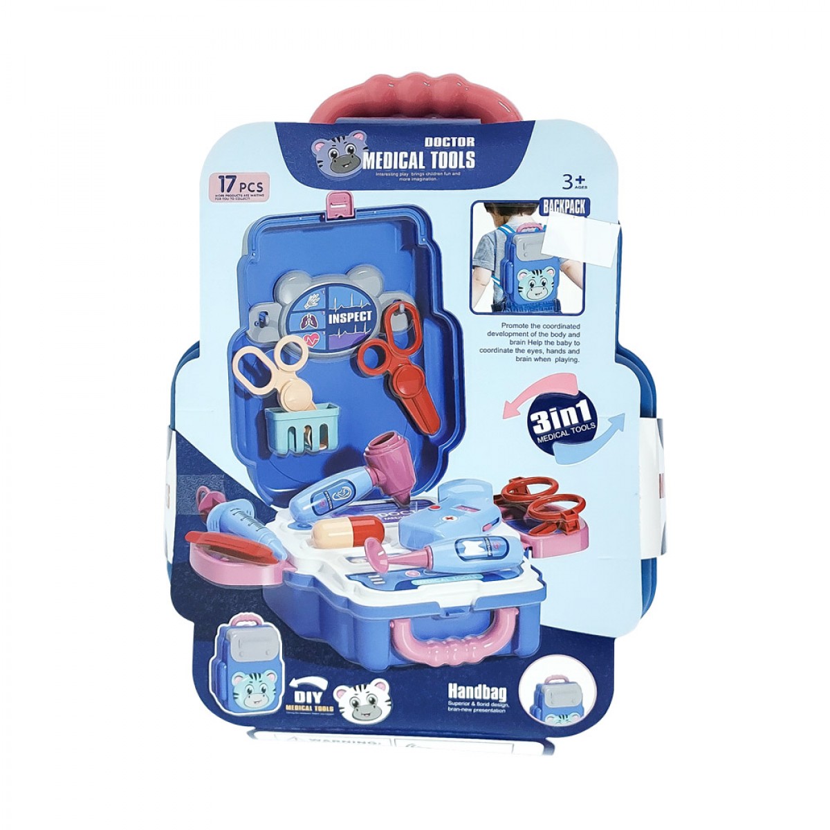 KIDER TOYS ΙΑΤΡΙΚΑ ΕΡΓΑΛΕΙΑ ΣΕ ΒΑΛΙΤΣΑΚΙ-ΕΡΓΑΛΕΙΑ 688-101/5