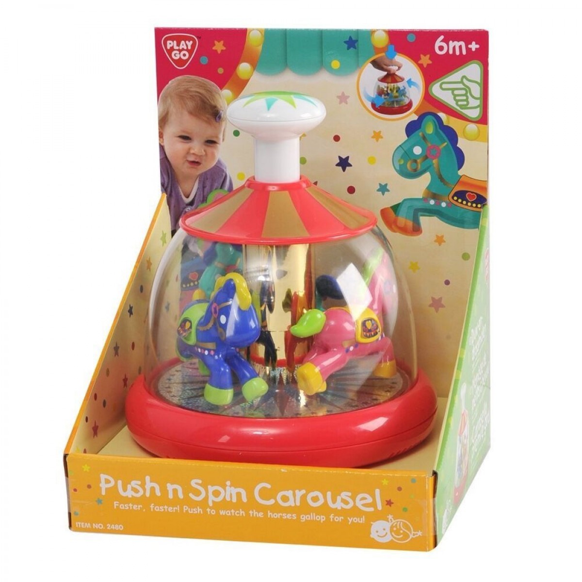 PLAYGO ΚΑΡΟΥΖΕΛ PUSH N SPIN 1611