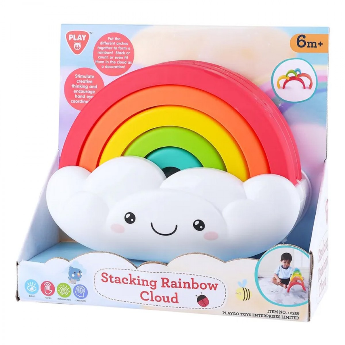 PLAYGO STACKING RAINBOW CLOUD 2356