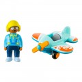 PLAYMOBIL 1.2.3 ΠΙΛΟΤΟΣ ΜΕ ΑΕΡΟΠΛΑΝΑΚΙ 71159