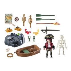 PLAYMOBIL STARTER PACK ΠΕΙΡΑΤΗΣ ΜΕ ΒΑΡΚΟΥΛΑ & ΘΗΣΑΥΡΟ 71254