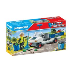 PLAYMOBIL ΗΛΕΚΤΡΙΚΟ ΟΧΗΜΑ ΟΔΟΚΑΘΑΡΙΣΜΟΥ 71433