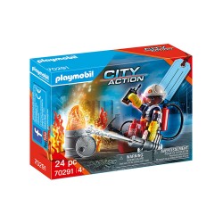 PLAYMOBIL GIFT SET "ΠΥΡΟΣΒΕΣΤΗΣ ΜΕ ΑΝΤΛΙΑ ΝΕΡΟΥ" 70291