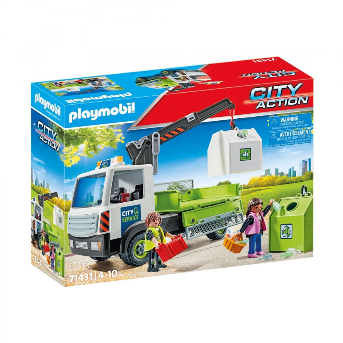 PLAYMOBIL ΟΧΗΜΑ ΑΝΑΚΥΚΛΩΣΗΣ ΓΥΑΛΙΟΥ 71431