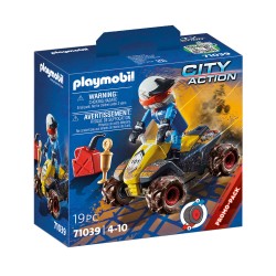 PLAYMOBIL ΟΔΗΓΟΣ ΑΓΩΝΩΝ ΜΕ ΓΟΥΡΟΥΝΑ 4Χ4 71039