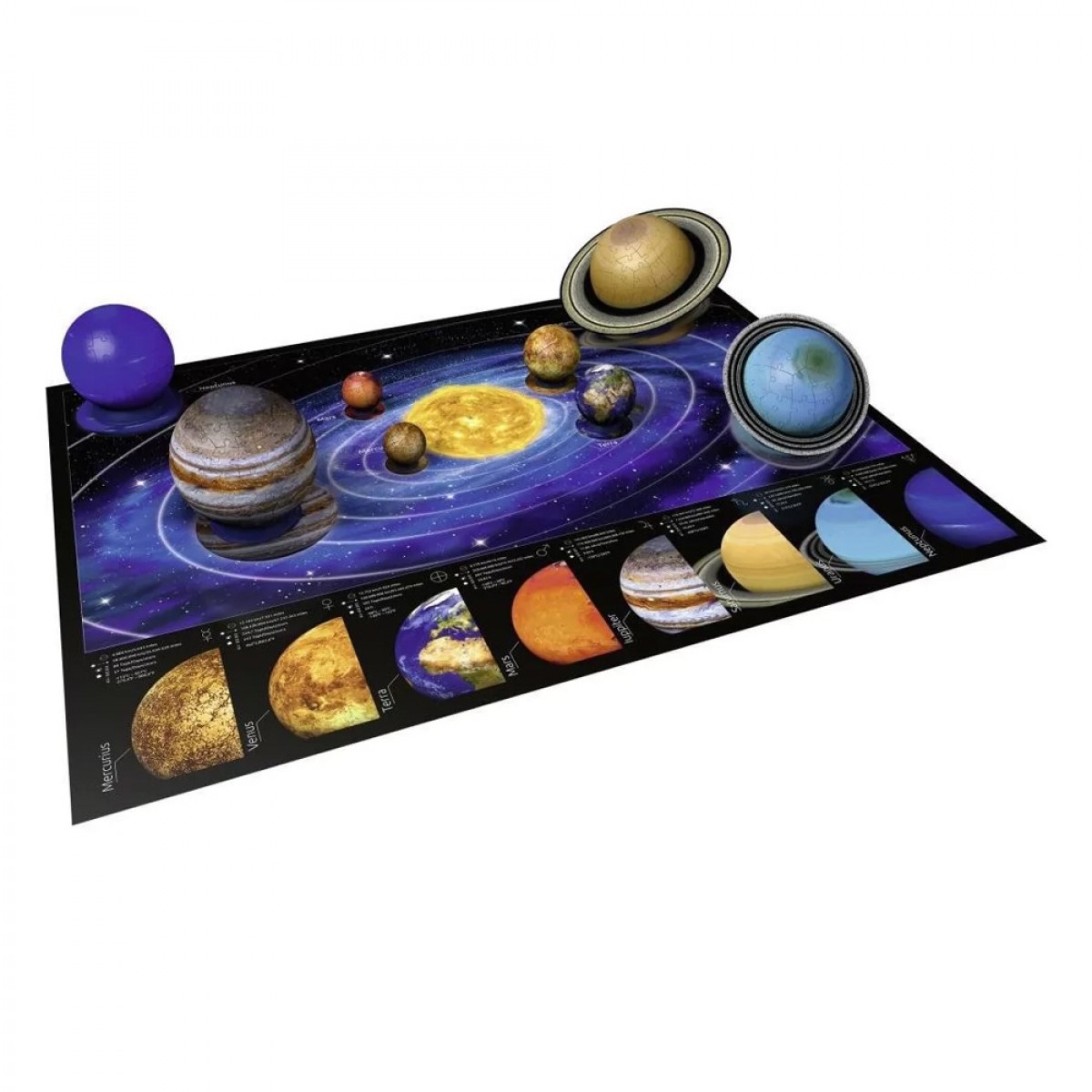 RAVENSBURGER 3D PUZZLE ΗΛΙΑΚΟ ΣΥΣΤΗΜΑ (522 ΤΕΜΑΧΙΑ) 11668