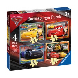 RAVENSBURGER ΠΑΖΛ 4 ΣΕ 1 CARS 06894