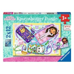 RAVENSBURGER ΠΑΖΛ GABBY`S DOLLHOUSE (2 ΠΑΖΛ X 12 ΤΕΜΑΧΙΑ) 05709