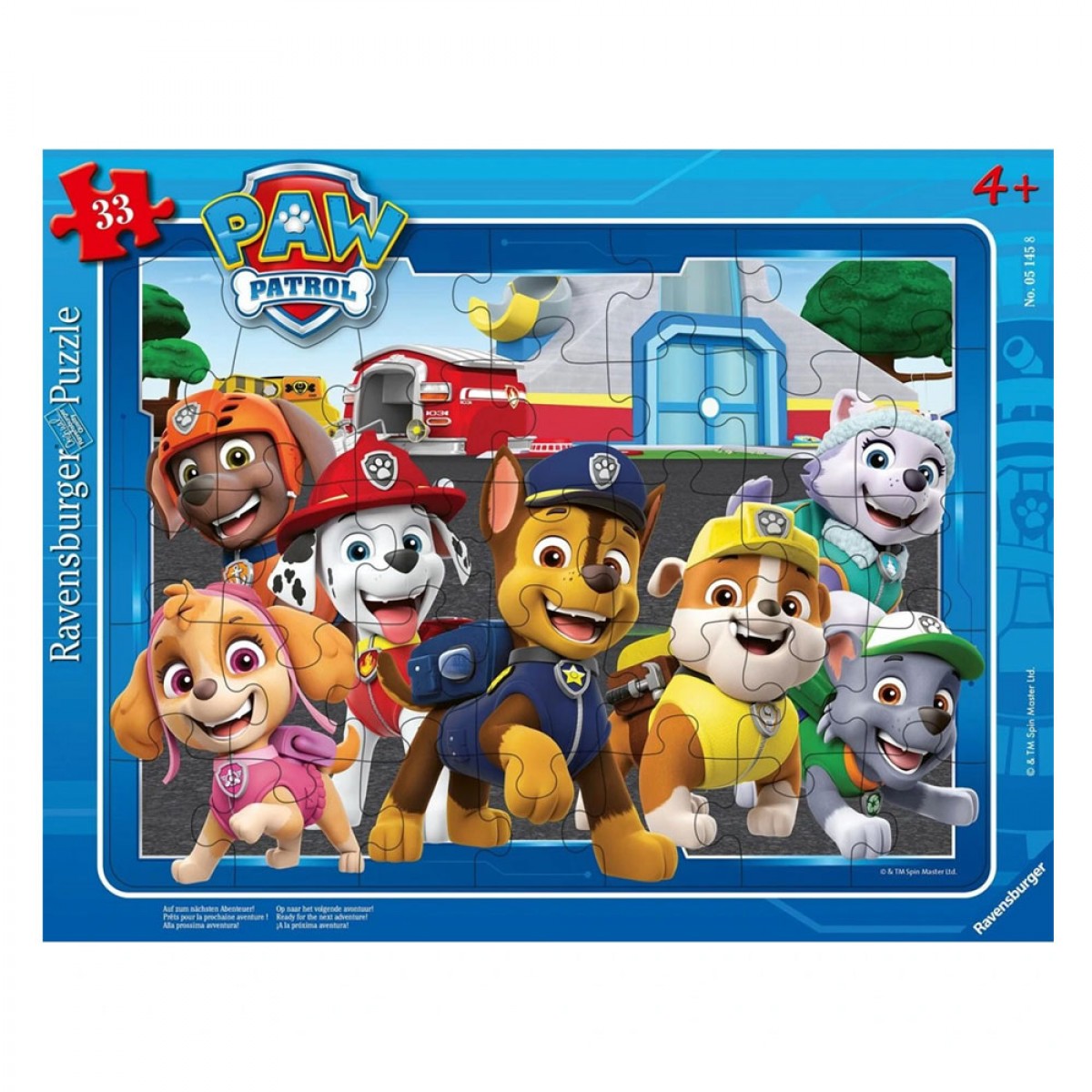 RAVENSBURGER ΠΑΖΛ ΚΑΡΤΕΛΑ PAW PATROL (33 ΤΕΜΑΧΙΑ) 05145