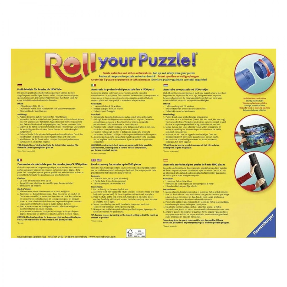 RAVENSBURGER ROLL YOUR PUZZLE! 17956