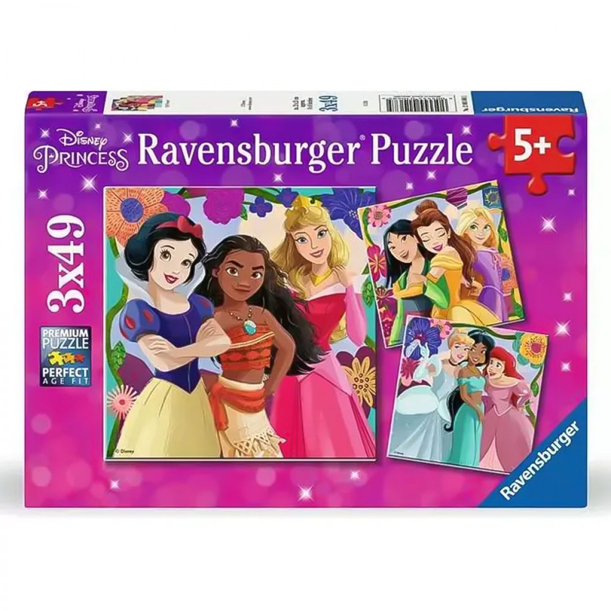 RAVENSBURGER ΠΑΖΛ (3 ΠΑΖΛ X 49 ΤΕΜΑΧΙΑ) DISNEY PRINCESS 12001068