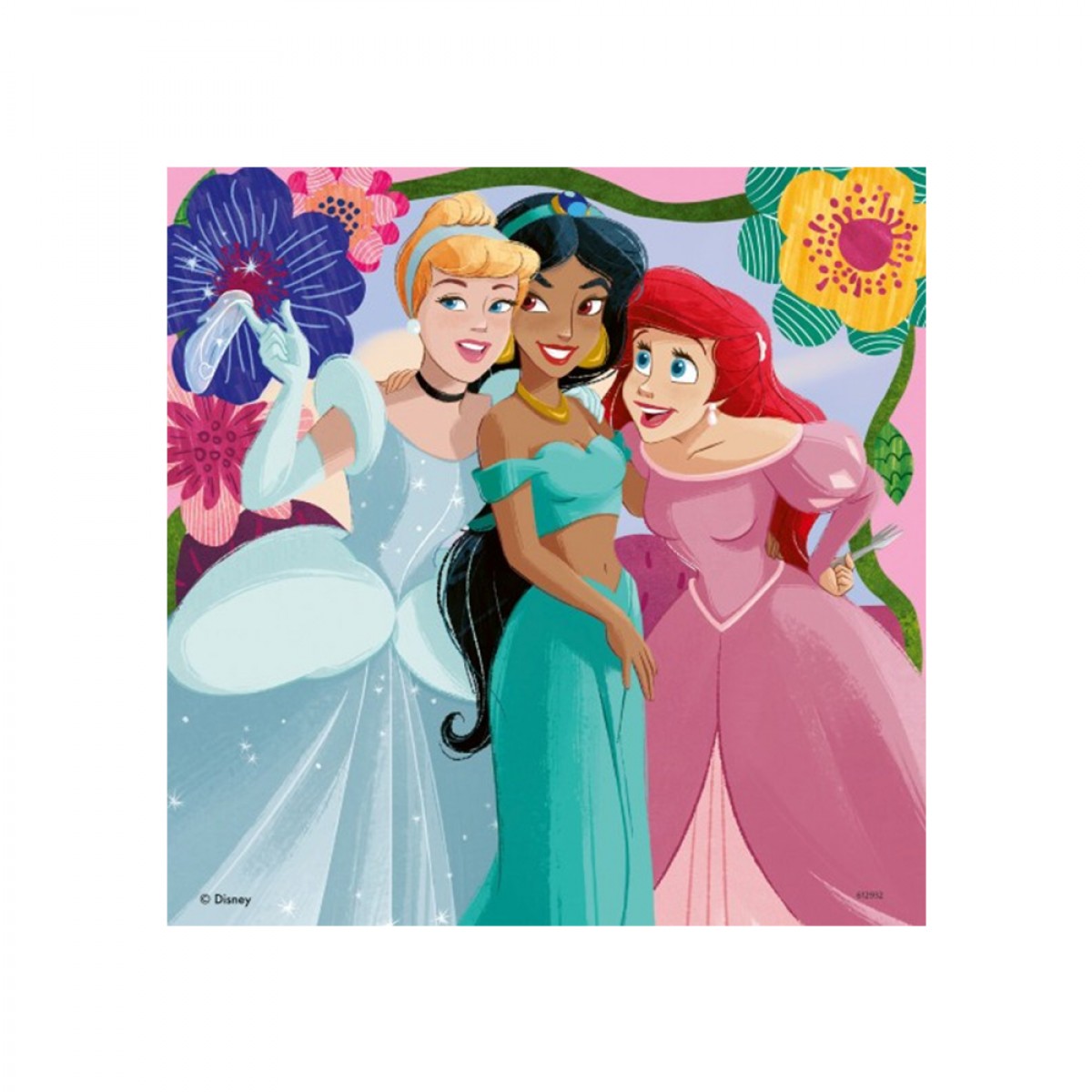 RAVENSBURGER ΠΑΖΛ (3 ΠΑΖΛ X 49 ΤΕΜΑΧΙΑ) DISNEY PRINCESS 12001068