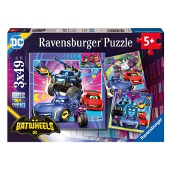 RAVENSBURGER ΠΑΖΛ  BATWHEELS (3 ΠΑΖΛ X 49 ΤΕΜΑΧΙΑ) 12001056