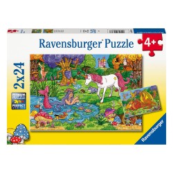 RAVENSBURGER ΠΑΖΛ ΜΑΓΙΚΑ ΠΛΑΣΜΑΤΑ (2 ΠΑΖΛ X 24 ΤΕΜΑΧΙΑ) 05637