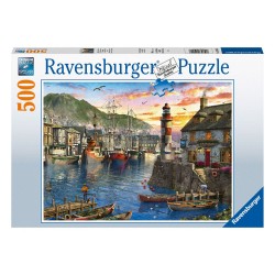 RAVENSBURGER ΠΑΖΛ ΑΝΑΤΟΛΗ ΣΤΟ ΛΙΜΑΝΙ (500 ΤΕΜAXIA) 15045