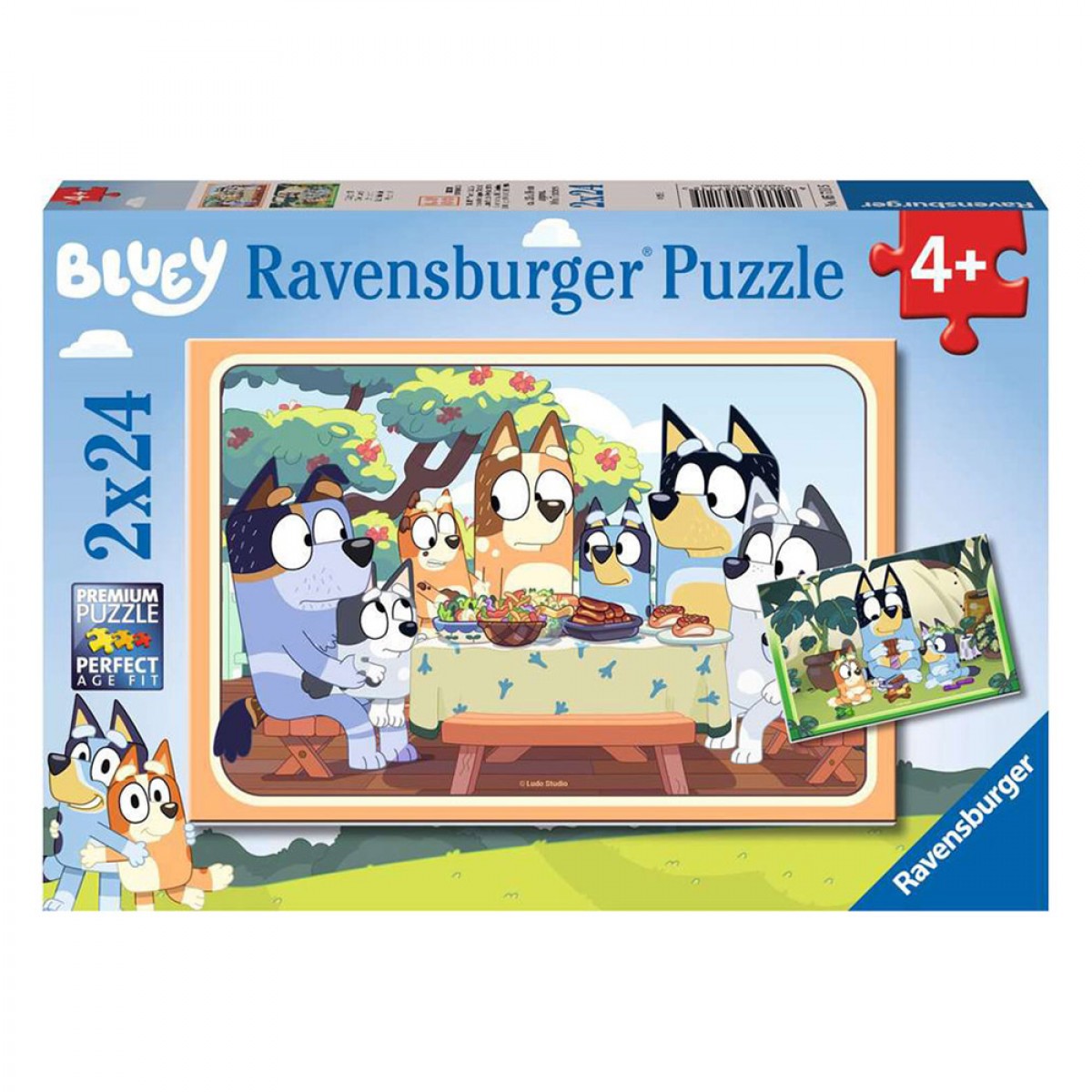 RAVENSBURGER ΠΑΖΛ BLUEY (2 ΠΑΖΛ X 24 ΤΕΜΑΧΙΑ) 05711