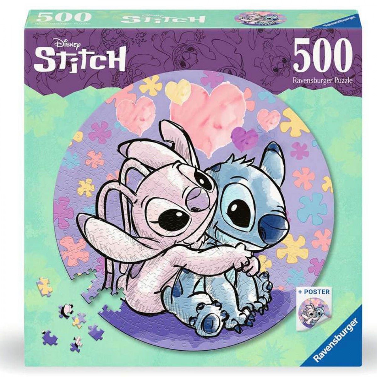 RAVENSBURGER ΠΑΖΛ 500ΤΕΜ STITCH & ANGEL 17581