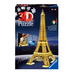 RAVENSBURGER 3D ΠΑΖΛ NIGHT EDITION ΠΥΡΓΟΣ ΤΟΥ ΑΪΦΕΛ LED 12579 (216 ΤΕΜ.)