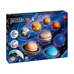 RAVENSBURGER 3D PUZZLE ΗΛΙΑΚΟ ΣΥΣΤΗΜΑ (522 ΤΕΜΑΧΙΑ) 11668