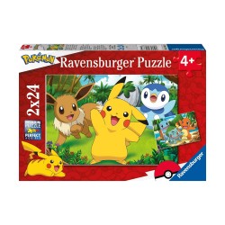 RAVENSBURGER ΠΑΖΛ POKEMON (2Χ24 ΤΕΜΑΧΙΑ) 05668