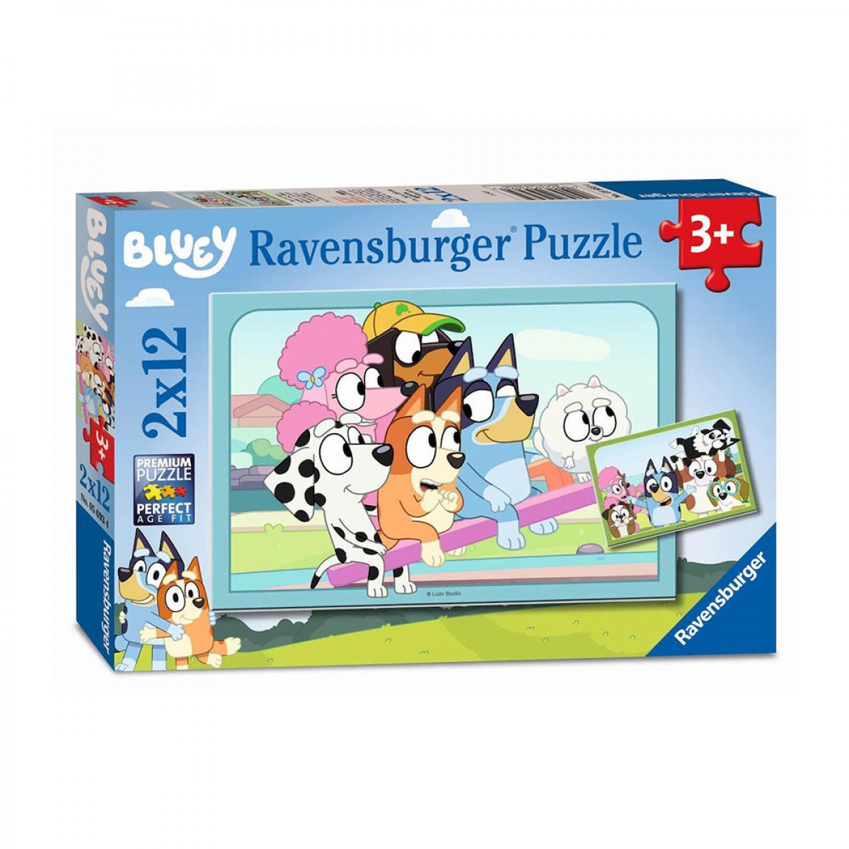 RAVENSBURGER ΠΑΖΛ BLUEY 05693 (2Χ12 ΤΕΜ.)