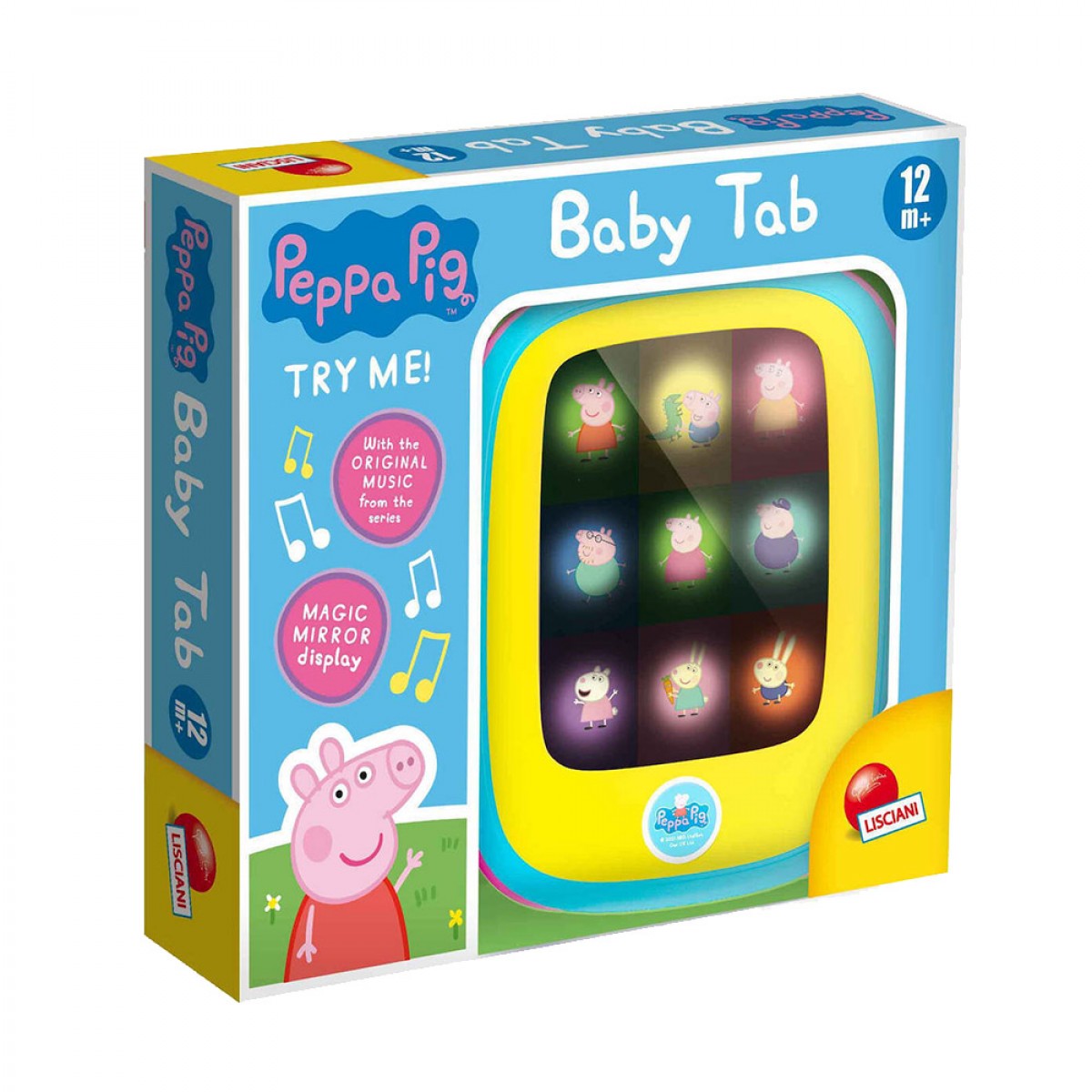 REAL FUN TOYS PEPPA PIG BABY TABLET PLAY AND LEARN 92246