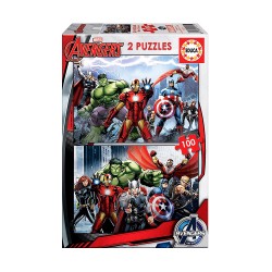 EDUCA PUZZLE (2X100) AVENGERS 15771