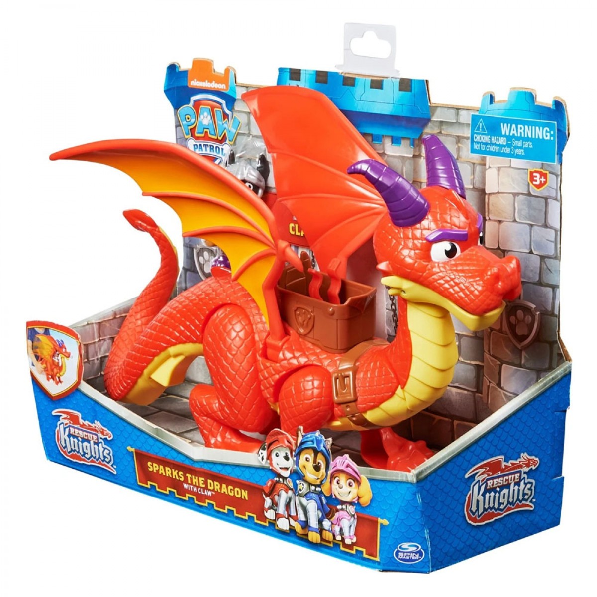 SPIN MASTER PAW PATROL: RESCUE KNIGHTS - SPARKS THE DRAGON WITH CLAW 6062105