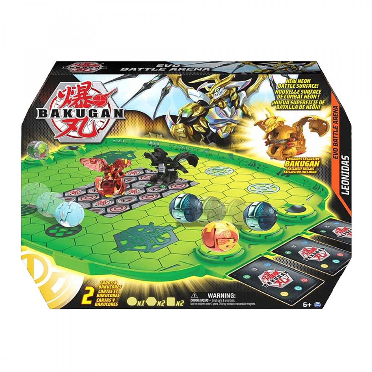 SPIN MASTER BAKUGAN  EVO BATTLE ARENA -LEONIDAS 6062734