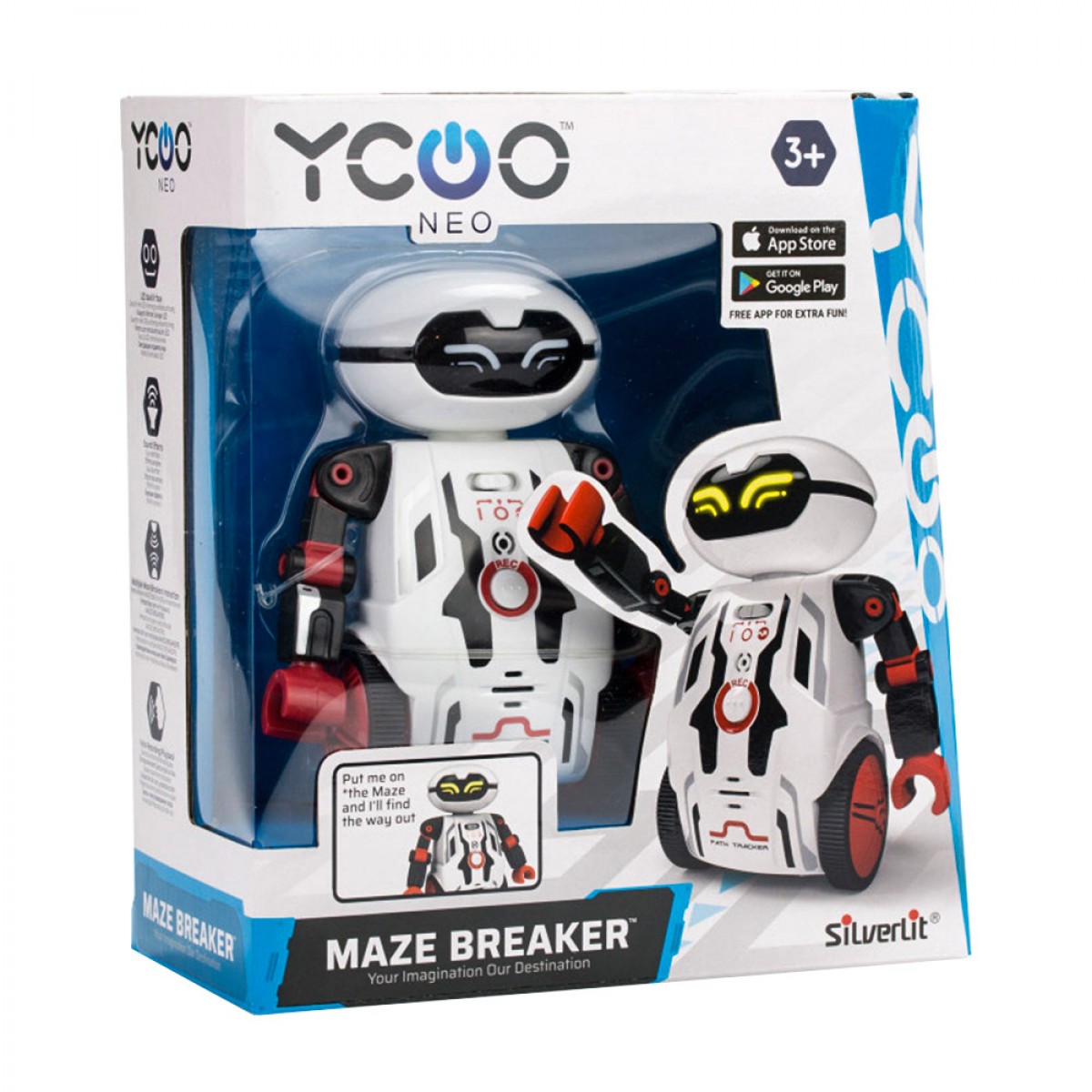 SILVERLIT YCOO ΗΛΕΚΤΡΟΝΙΚΟ ROBOT MAZE BREAKER 7530-88044