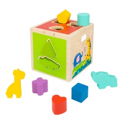 TOOKY TOYS ΞΥΛΙΝΟΣ ΚΥΒΟΣ ΜΕ ΣΧΗΜΑΤΑ TH442