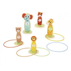 TOOKY TOYS ΞΥΛΙΝΕΣ ΚΟΡΙΝΕΣ ΜΕ ΚΡΙΚΟΥΣ 401