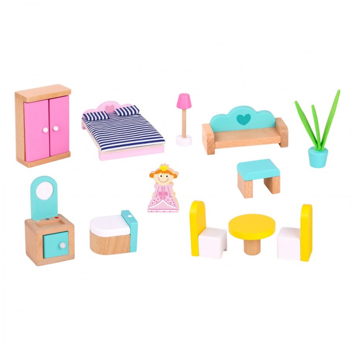 TOOKY TOYS ΞΥΛΙΝΟ ΚΟΥΚΛΟΣΠΙΤΟ TKI050