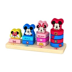 TOOKY TOYS ΞΥΛΙΝOI ΠΥΡΓΟI ΣΤΟΙΒΑΞΗΣ DISNEY DTY010