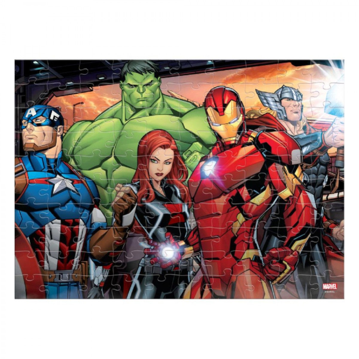 DIAKAKIS PUZZLE 100 ΤΕΜAΧΙΩΝ ΧΡΩΜΑΤΙΣΜΟΥ 2 ΟΨΕΩΝ AVENGERS 506165