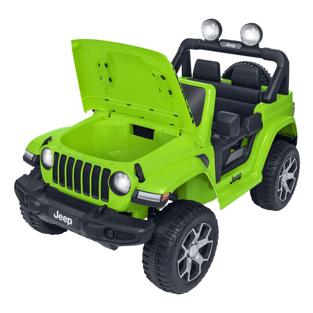 E-SPIDKO JEEP WRANGLER RUBICON R/C LIME 12V