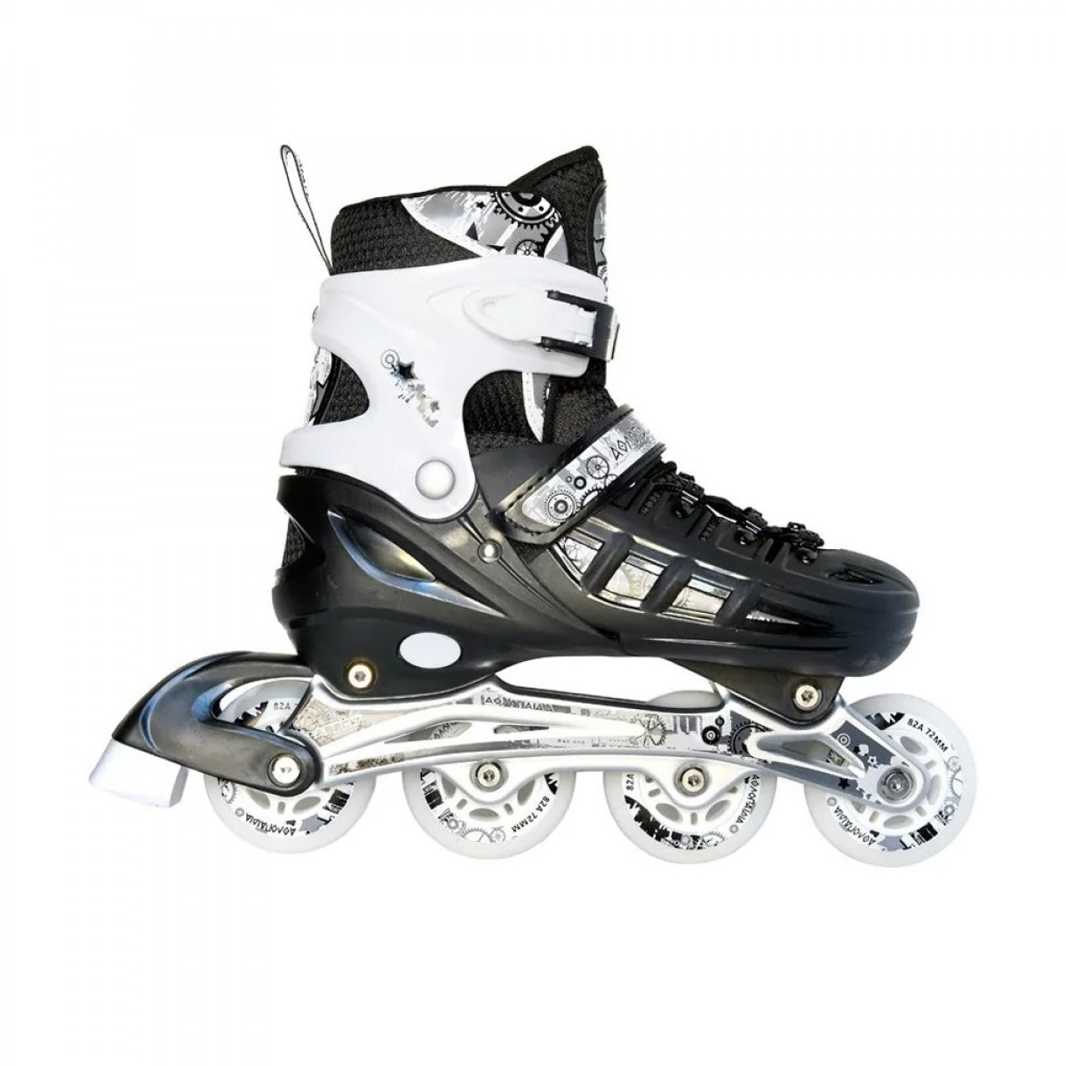 ΑΘΛΟΠΑΙΔΙΑ ΠΑΤΙΝΙΑ ΑΥΞΟΜΕΙΟΥΜΕΝΑ 3K IN LINES SKATES 35-38 (ΜΑΥΡΟ) 10305/M/35